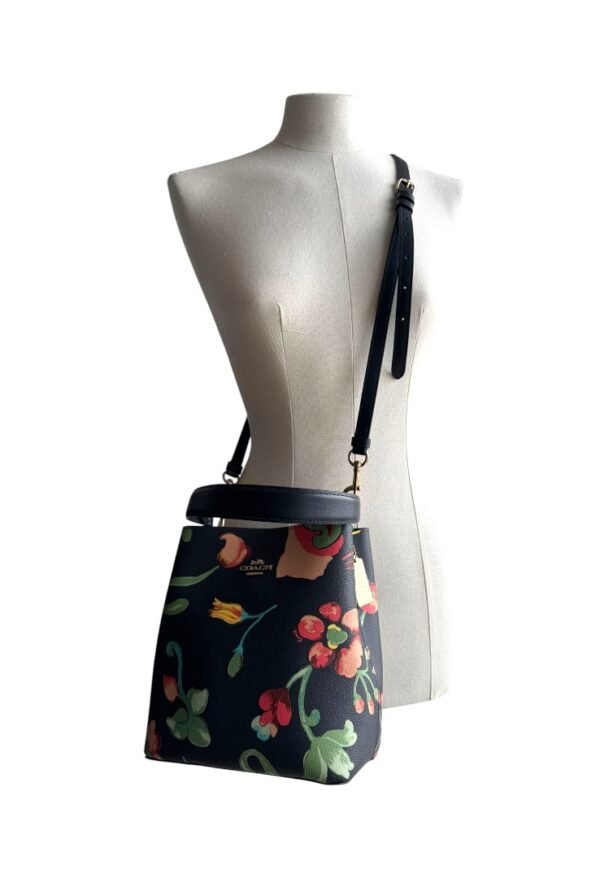 COACH - TOWN BUCKET FLORAL BAG - Image 5